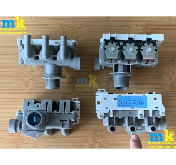 ( SP1181 ) Van Cấp 3 Vòi 220V Máy Giặt AQua Cửa Trước Mẫu 1